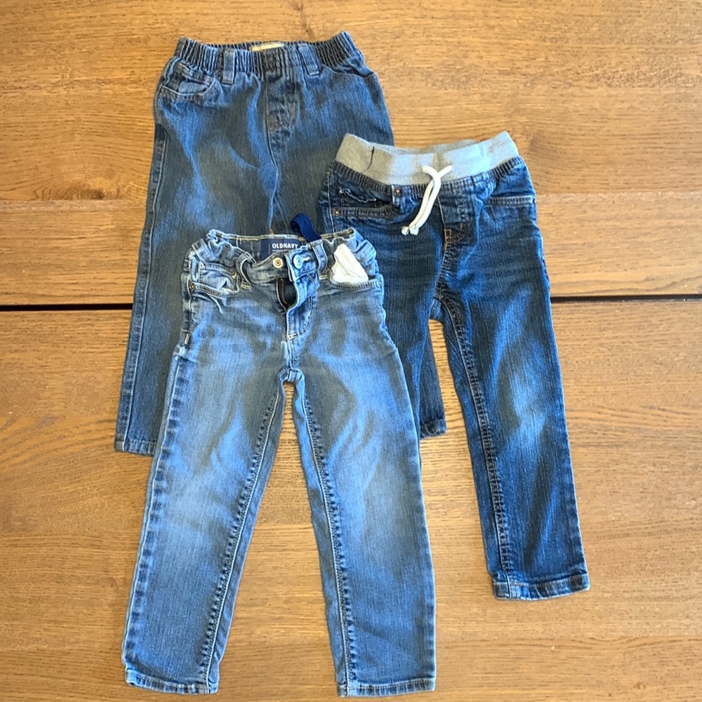 Boys 3T jeans lot of 3. Old Navy, Cat and Jack, Kids Headquarters.